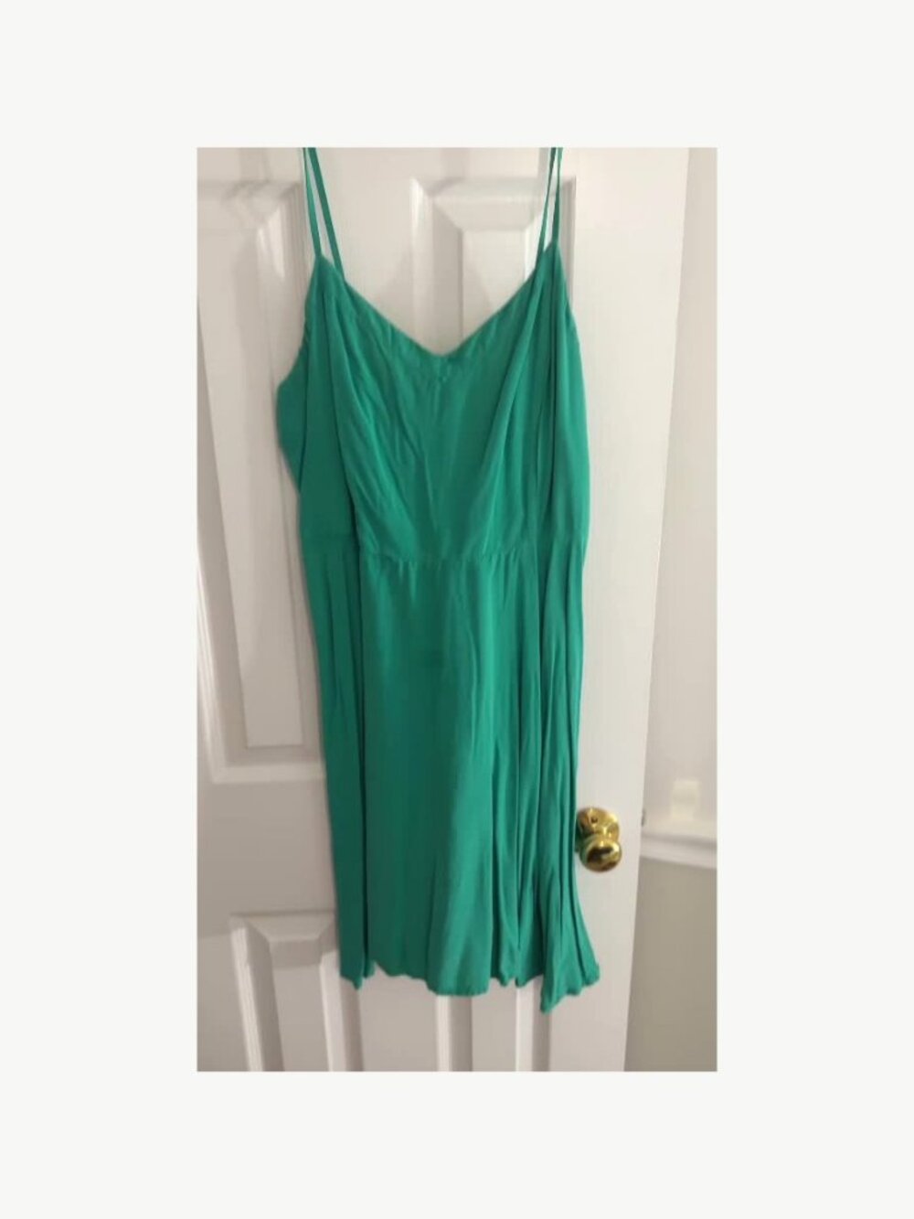 Old Navy Emerald Green Strappy Fit & Flare Dress L